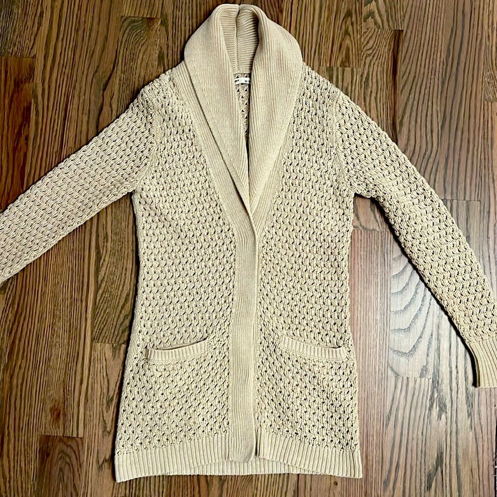 Old Navy cotton cardigan Beige Size Medium